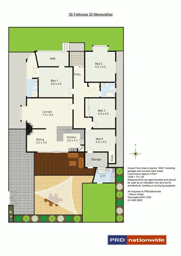 Floorplan of Homely house listing, 1b Fellowes Street, Merewether NSW 2291