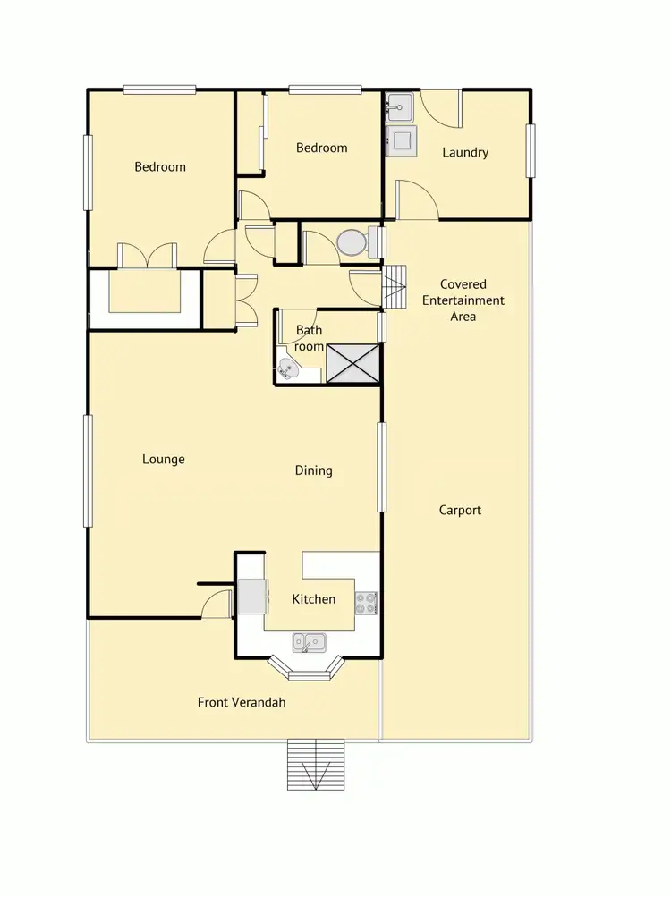 Floorplan of Homely other listing, z63/123 Mark Road, Caloundra West QLD 4551