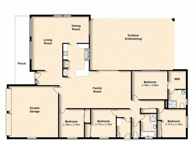 Floorplan of Homely house listing, 36 Kurrajong Drive, Warner QLD 4500