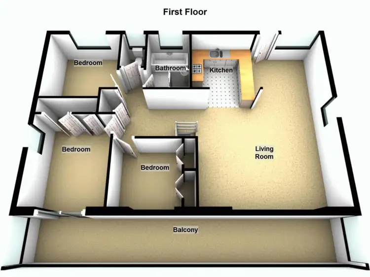 Floorplan of Homely house listing, 3 Merchant Court, Springwood QLD 4127