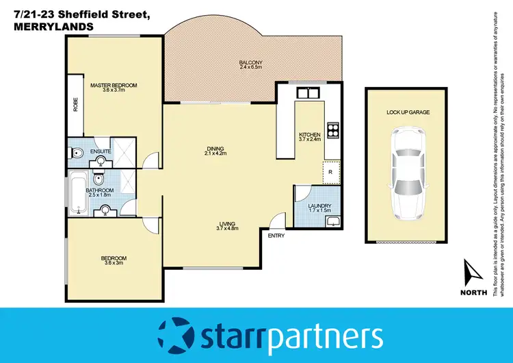 Floorplan of Homely unit listing, 7/21-23 Sheffield Street, Merrylands NSW 2160