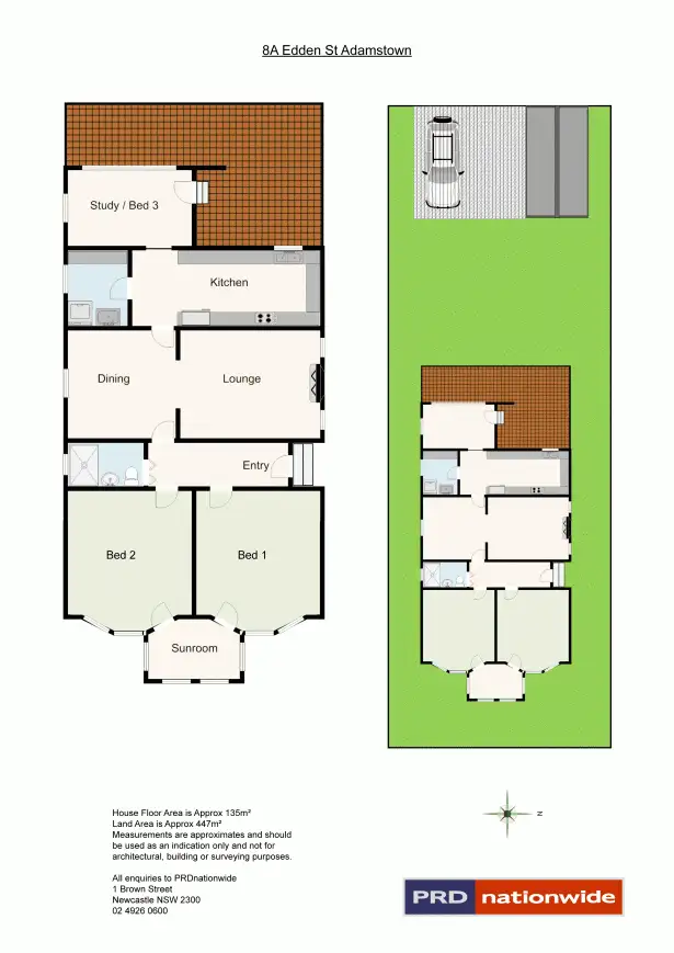 Floorplan of Homely house listing, 8A Edden Street, Adamstown NSW 2289