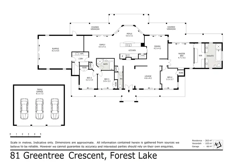 Floorplan of Homely house listing, 81 Greentree Crescent, Forest Lake QLD 4078