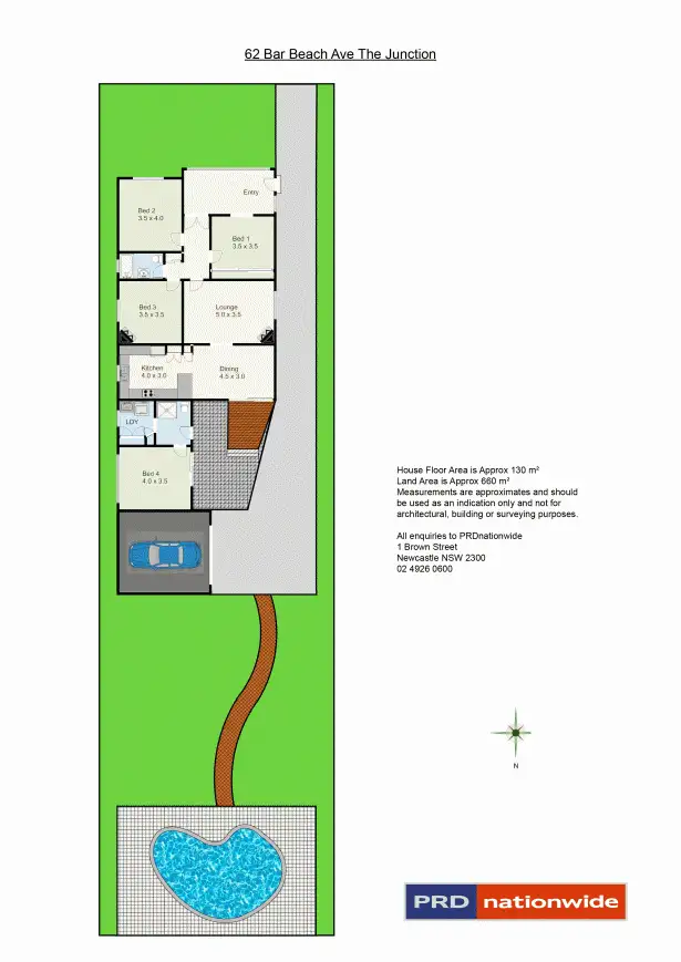 Floorplan of Homely house listing, 62 Bar Beach Avenue, Bar Beach NSW 2300