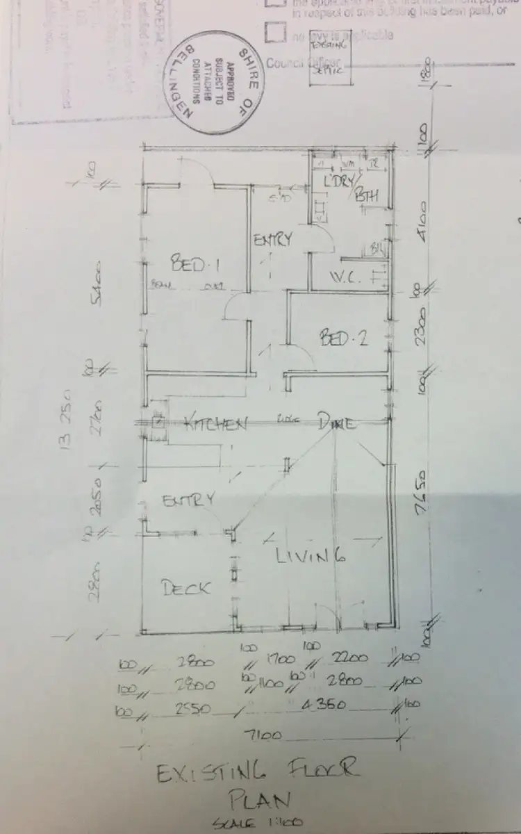 Floorplan of Homely house listing, 21 Baker Street, Bellingen NSW 2454