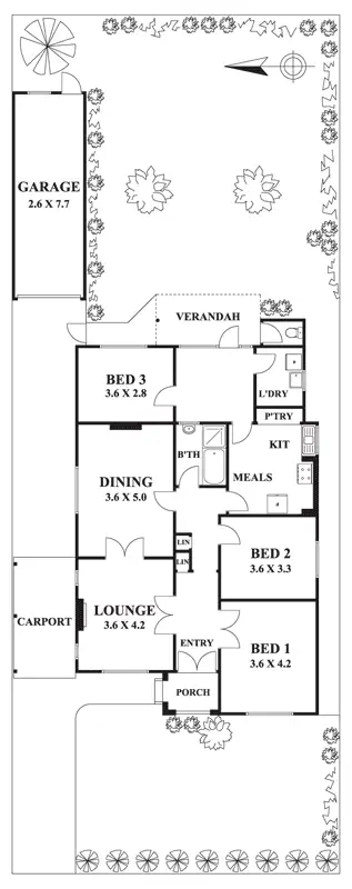 Floorplan of Homely house listing, 50 Melville Road, Pascoe Vale South VIC 3044