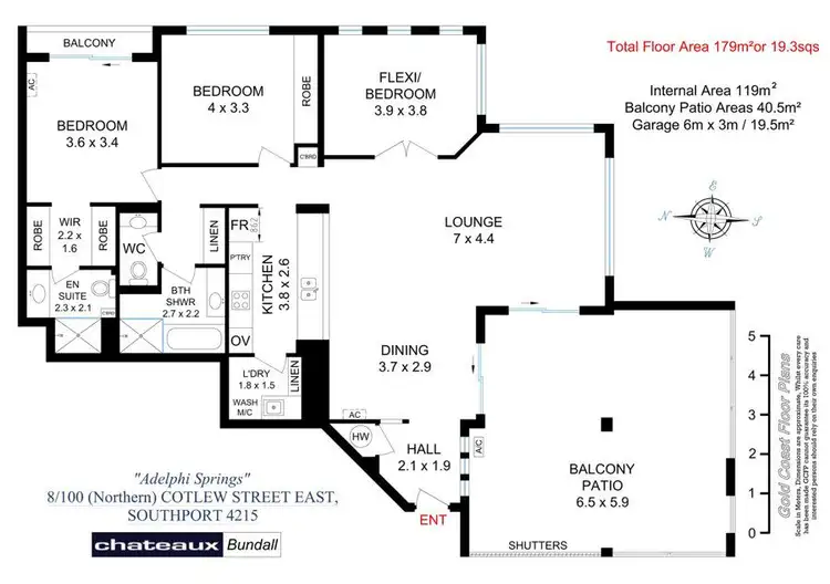 Floorplan of Homely apartment listing, 8/100 Cotlew St East, Southport QLD 4215