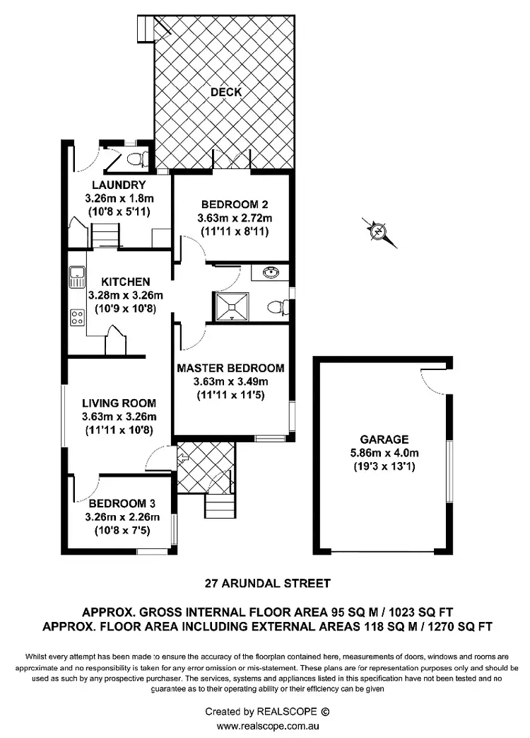 Floorplan of Homely house listing, 27 Arundal Street, Brighton QLD 4017