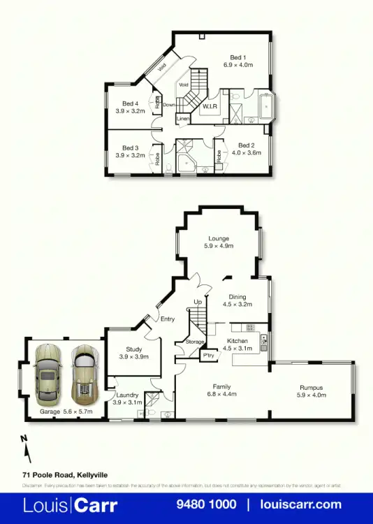Floorplan of Homely house listing, 71 Poole Road, Kellyville NSW 2155