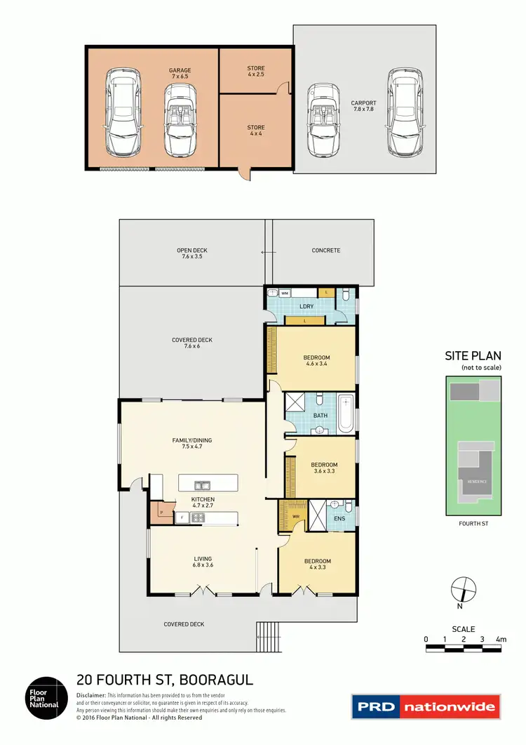 Floorplan of Homely house listing, 20 Fourth Street, Booragul NSW 2284