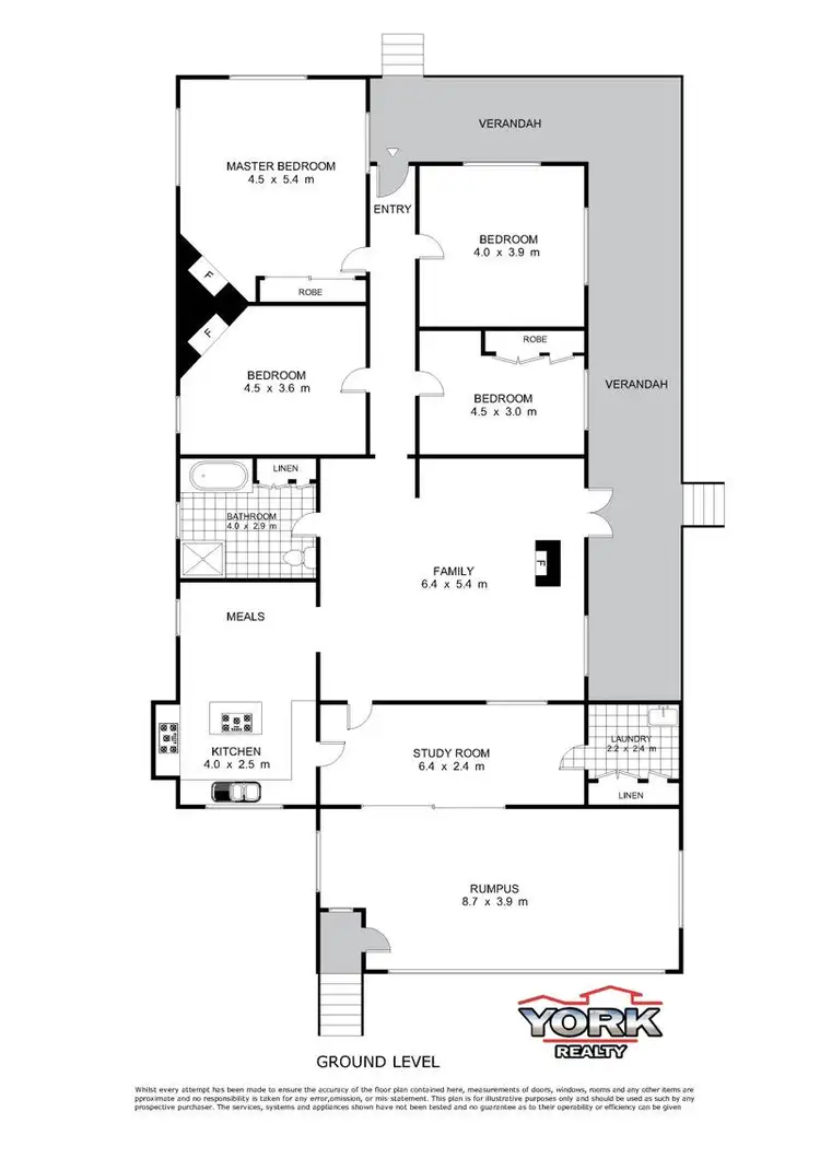 Floorplan of Homely rural property listing, 949 Clifton Pittsworth Road, Back Plains QLD 4361