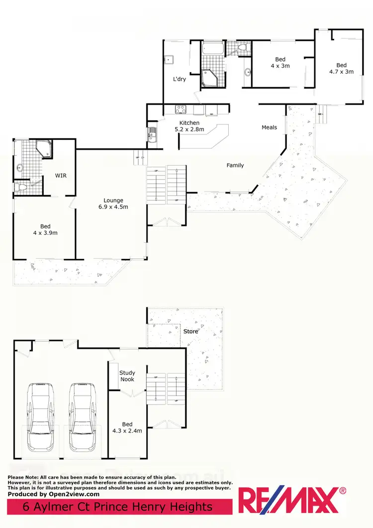 Floorplan of Homely house listing, 6 Aylmer Court, Prince Henry Heights QLD 4350