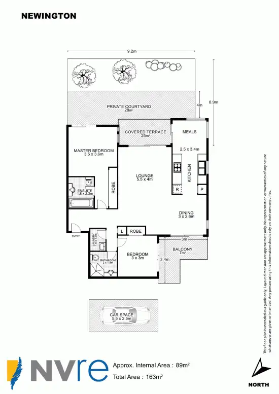 Floorplan of Homely unit listing, 5/17 Blaxland Avenue, Newington NSW 2127