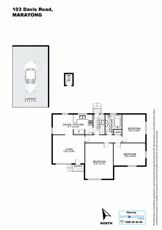 Floorplan of Homely house listing, 103 Davis Road, Marayong NSW 2148