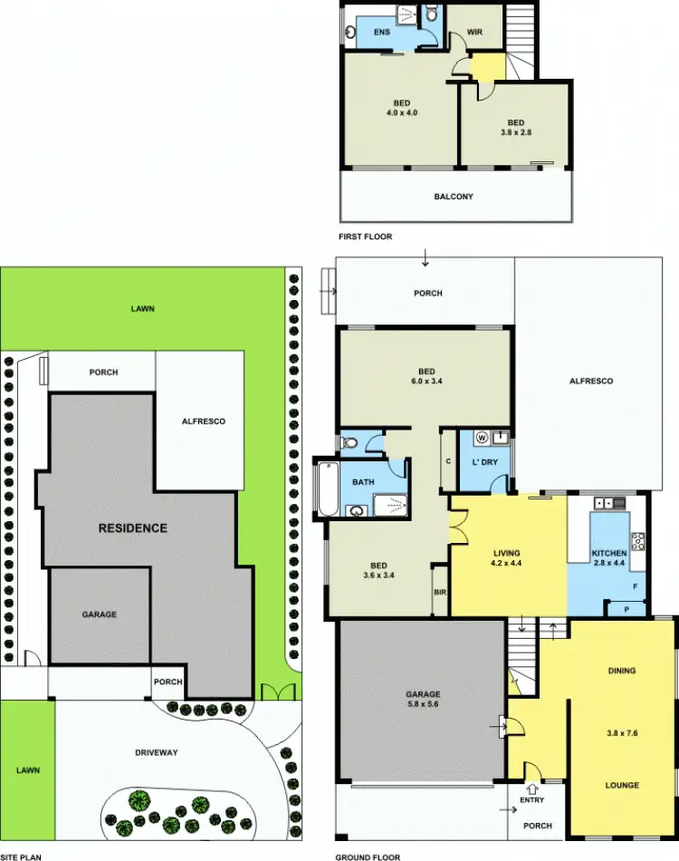 Floorplan of Homely house listing, 11 Radiata Rise, Narre Warren VIC 3805