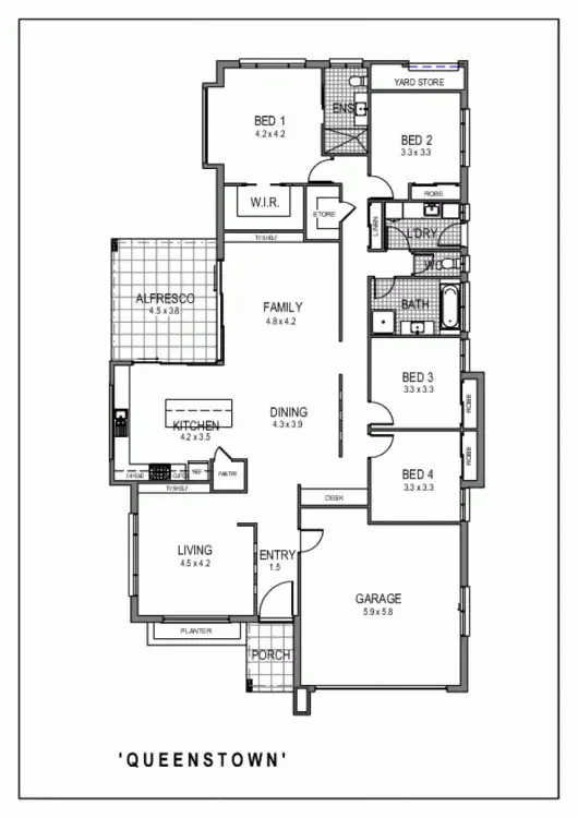 Floorplan of Homely house listing, 41 Loaders Lane, Coffs Harbour NSW 2450