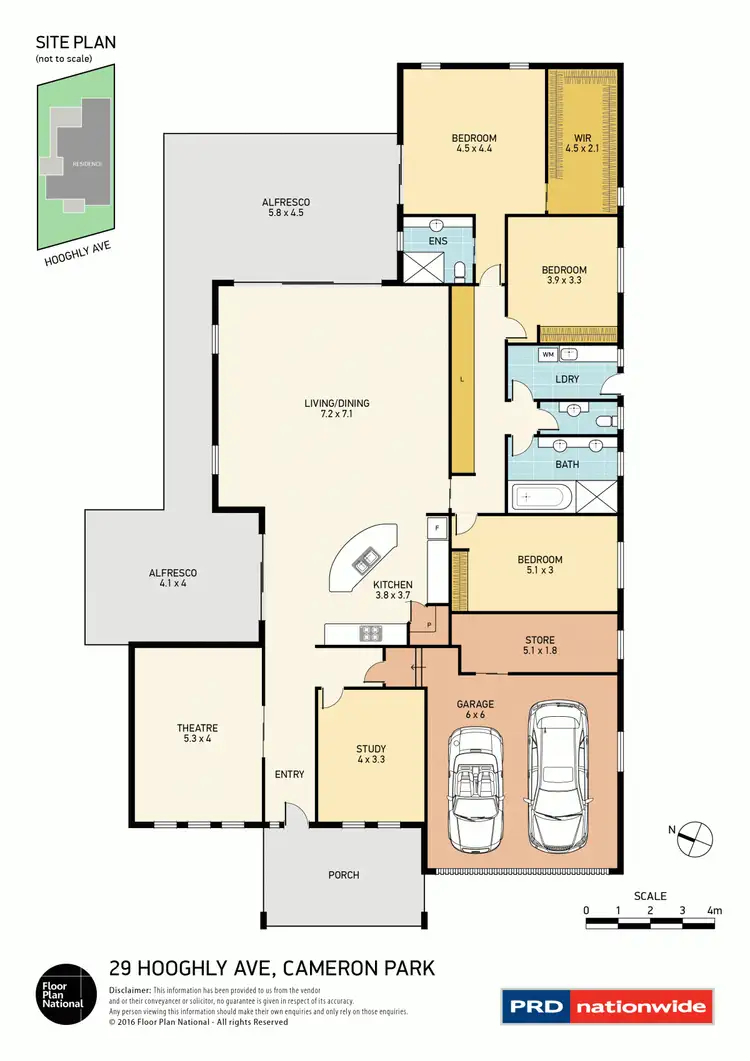 Floorplan of Homely house listing, 29 Hooghly Avenue, Cameron Park NSW 2285