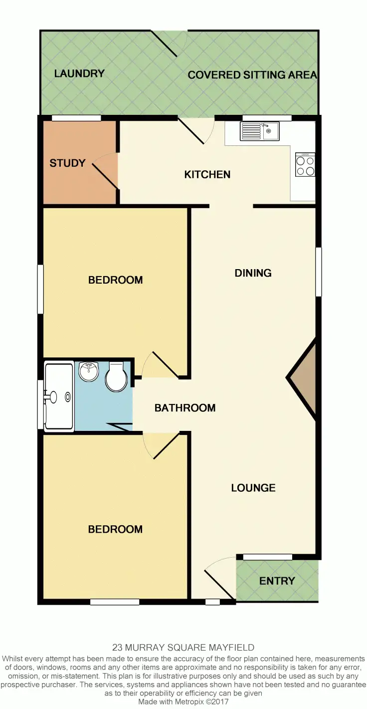 Floorplan of Homely house listing, 23 Murray Square, Mayfield NSW 2304