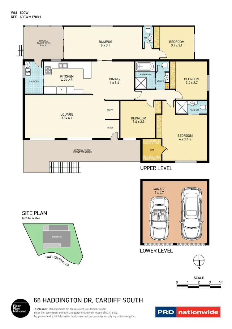 Floorplan of Homely house listing, 66 Haddington Drive, Cardiff South NSW 2285