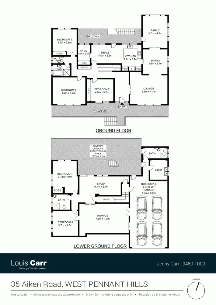 Floorplan of Homely house listing, 35 Aiken Road, West Pennant Hills NSW 2125