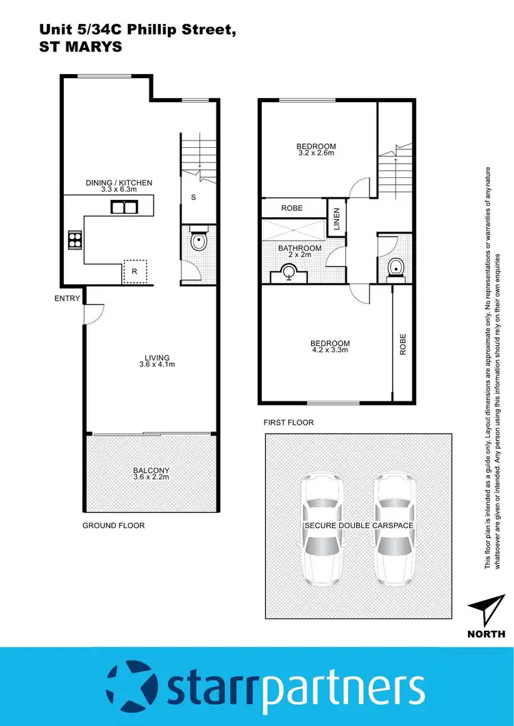 Floorplan of Homely unit listing, 5/34C Phillip Street, St Marys NSW 2760