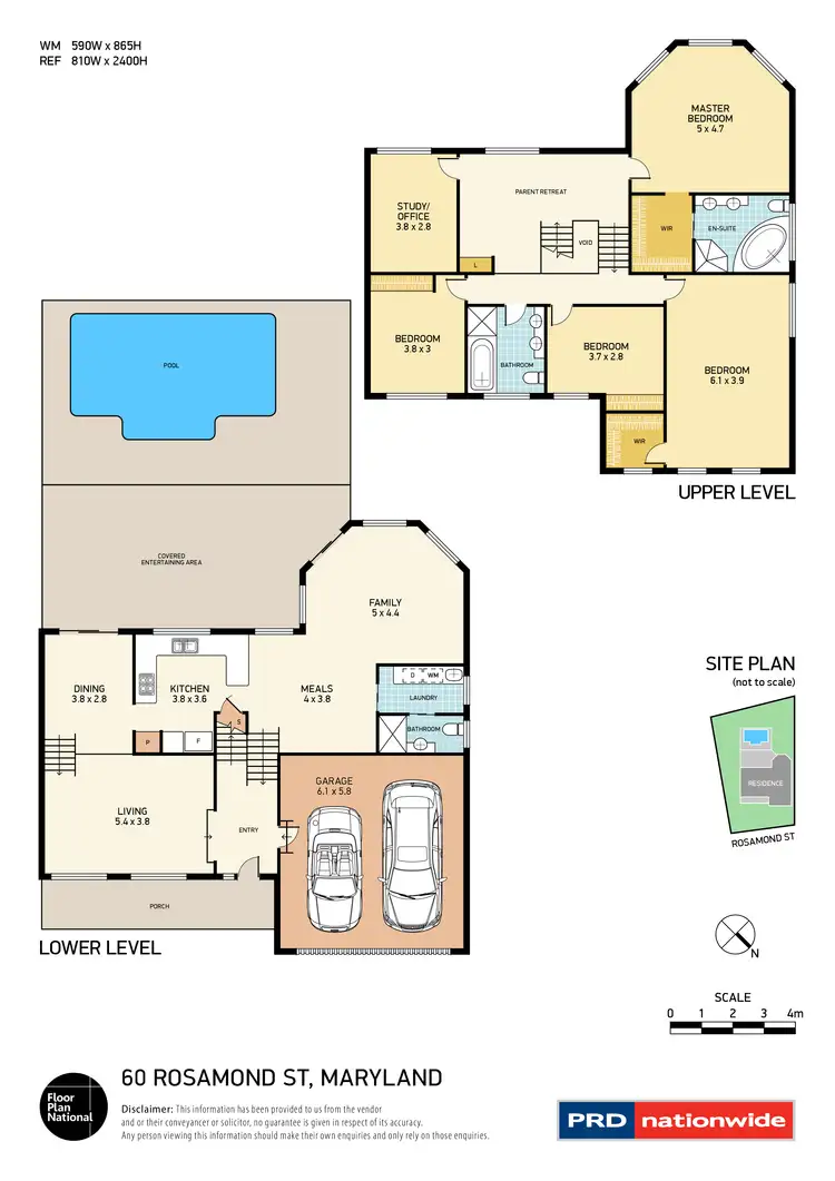Floorplan of Homely house listing, 60 Rosamond Street, Maryland NSW 2287