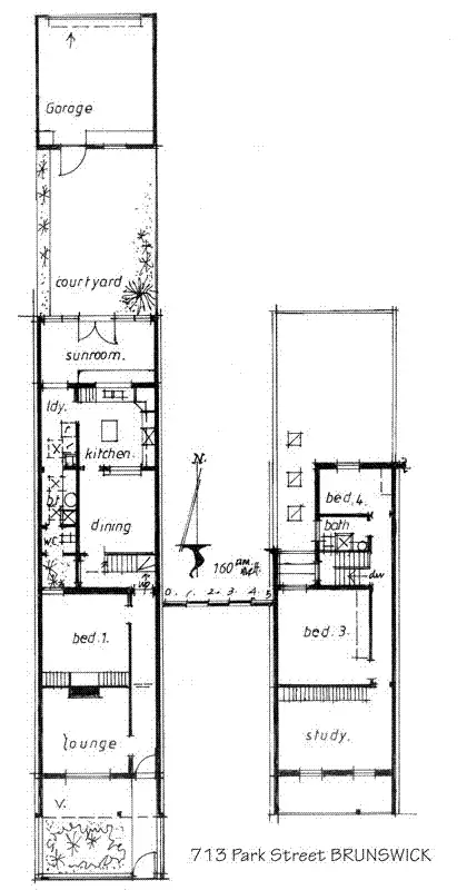 Floorplan of Homely house listing, 713 Park st, Brunswick VIC 3056