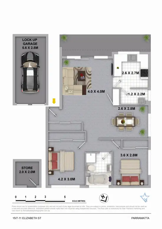 Floorplan of Homely unit listing, 15/7-11 Elizabeth Street, Parramatta NSW 2150