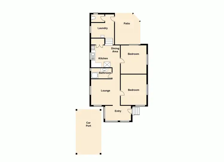 Floorplan of Homely house listing, ZZZ11 Tilley Street, Redcliffe QLD 4020