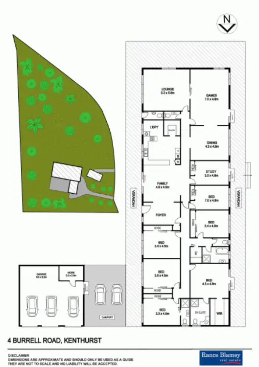 Floorplan of Homely house listing, 4 Burrell Road, Kenthurst NSW 2156