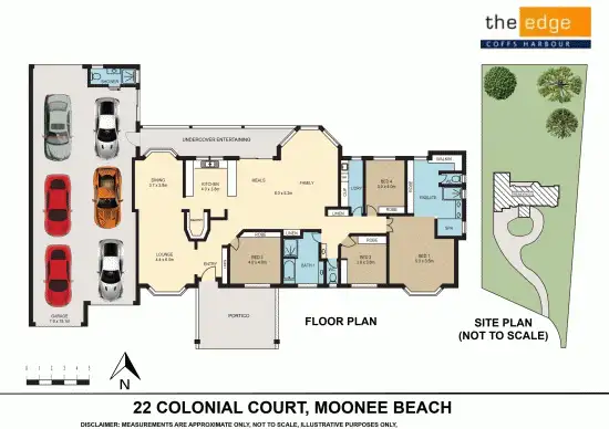 Floorplan of Homely house listing, 22 Colonial Court, Moonee Beach NSW 2450