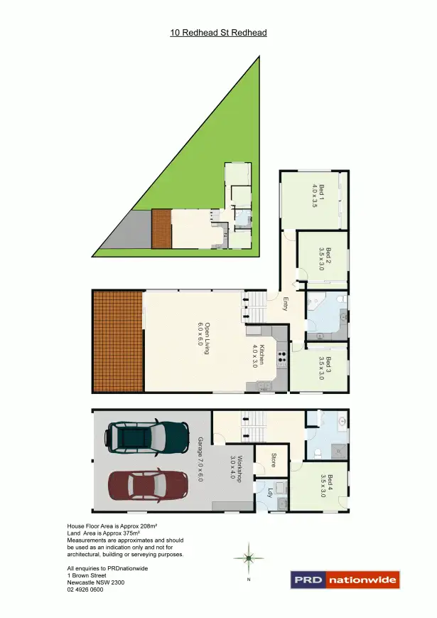 Floorplan of Homely house listing, 10 Redhead Street, Redhead NSW 2290