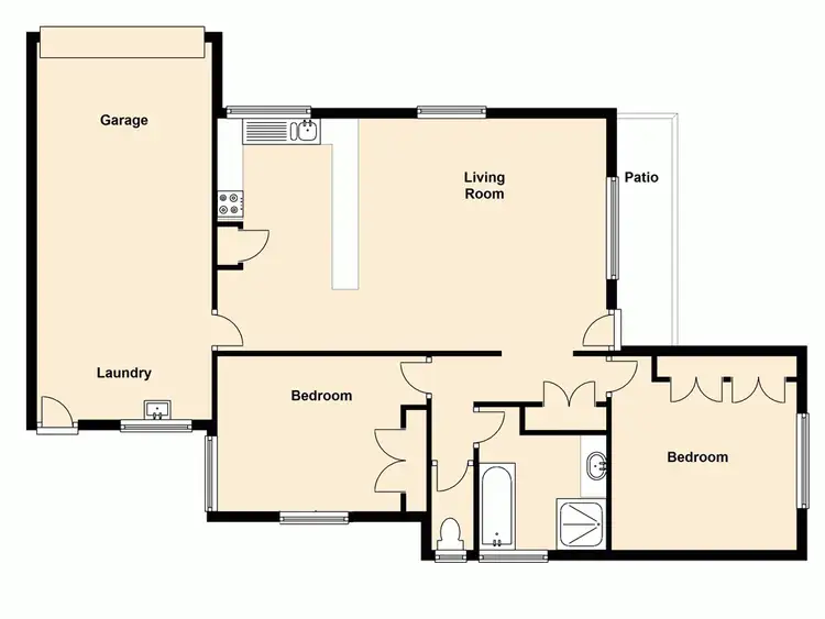 Floorplan of Homely block of units listing, 8 Neil Street, Caboolture QLD 4510