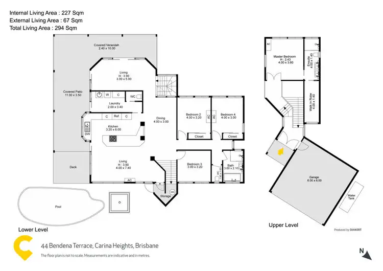 Floorplan of Homely house listing, 44 Bendena Terrace, Carina Heights QLD 4152