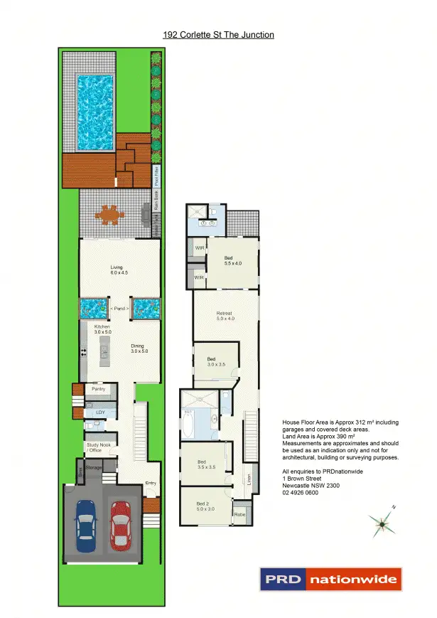Floorplan of Homely house listing, 192 Corlette Street, The Junction NSW 2291