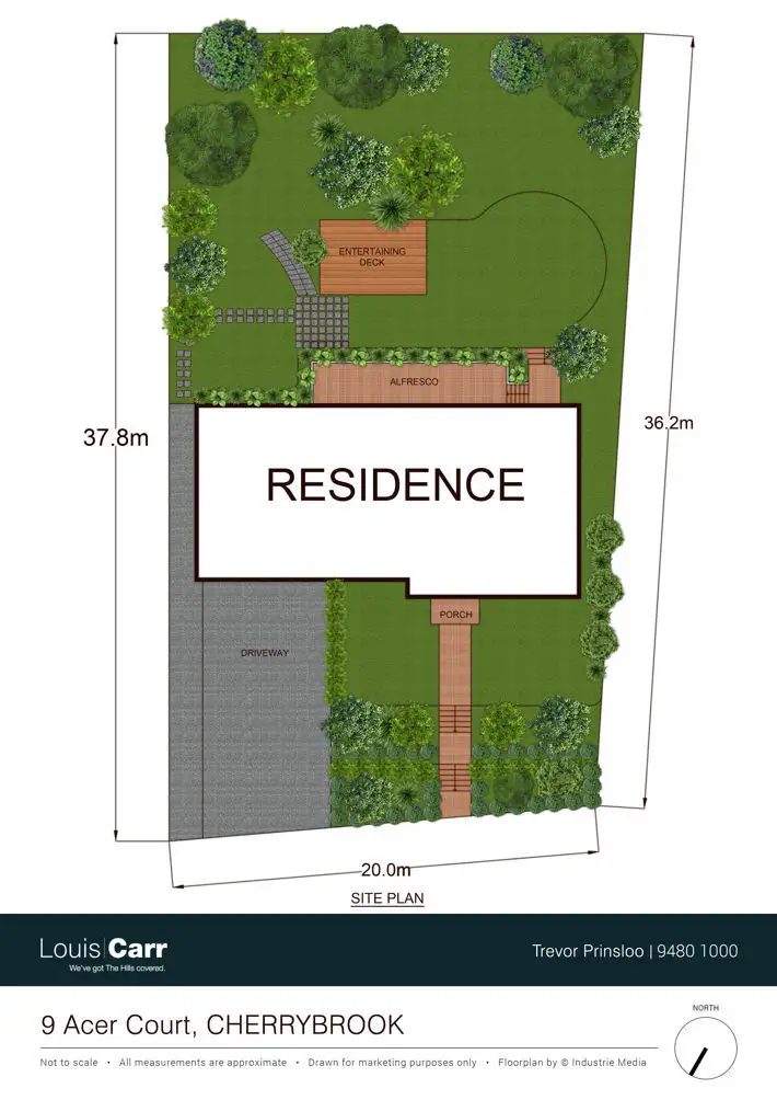 Floorplan of Homely house listing, 9 Acer Court, Cherrybrook NSW 2126