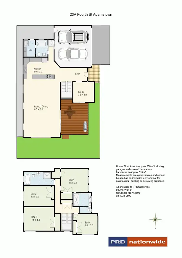 Floorplan of Homely house listing, 23a Fourth Street, Adamstown NSW 2289