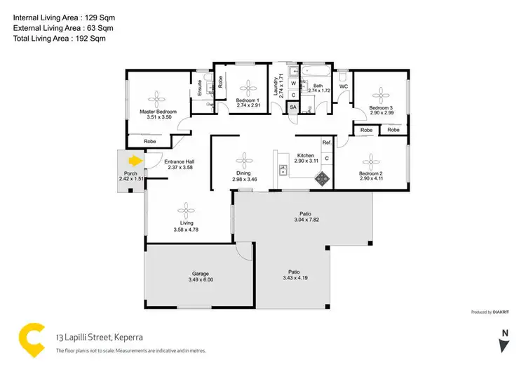 Floorplan of Homely house listing, 13 Lapilli Street, Keperra QLD 4054
