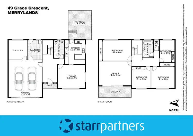 Floorplan of Homely house listing, 49 Grace Crescent, Merrylands NSW 2160