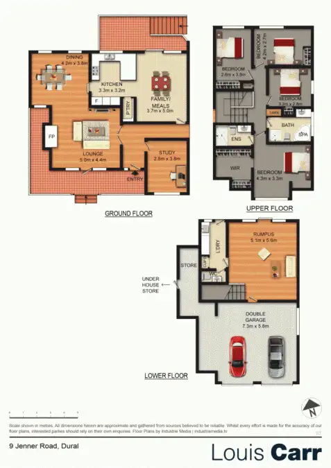 Floorplan of Homely house listing, 9 Jenner Road, Dural NSW 2158
