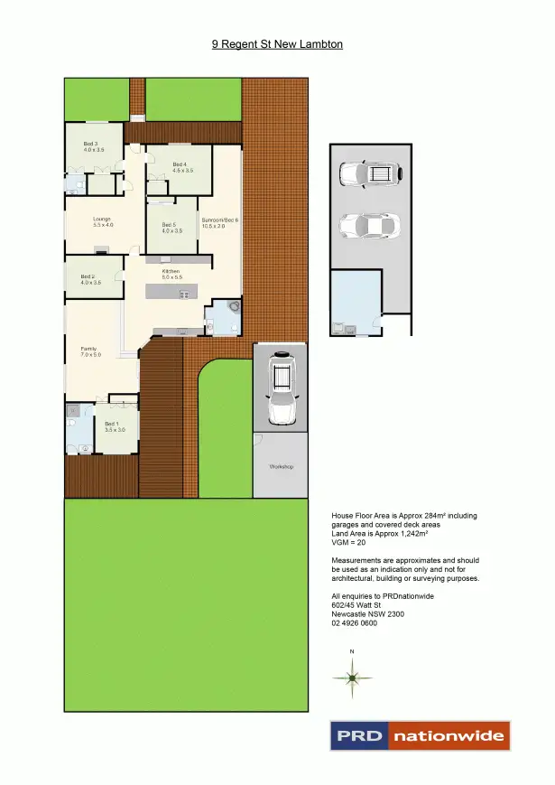 Floorplan of Homely house listing, 9 Regent Street, New Lambton NSW 2305