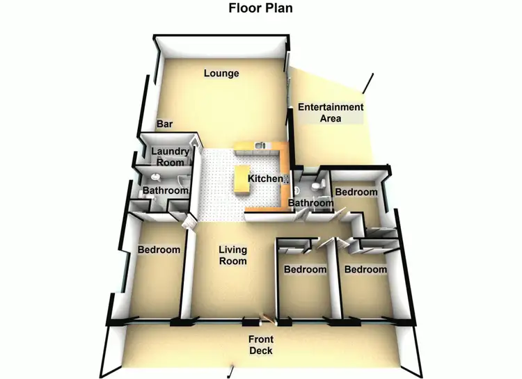 Floorplan of Homely house listing, 3 Omaru Street, Loganholme QLD 4129