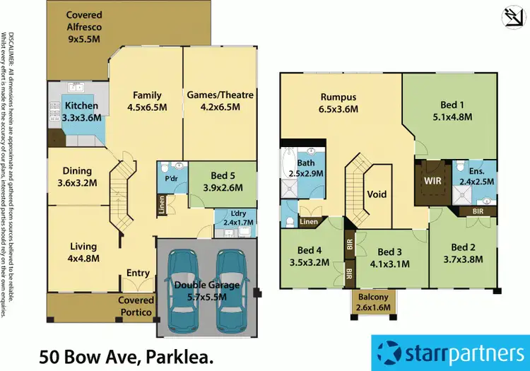 Floorplan of Homely house listing, 50 Bow Ave, Parklea NSW 2768