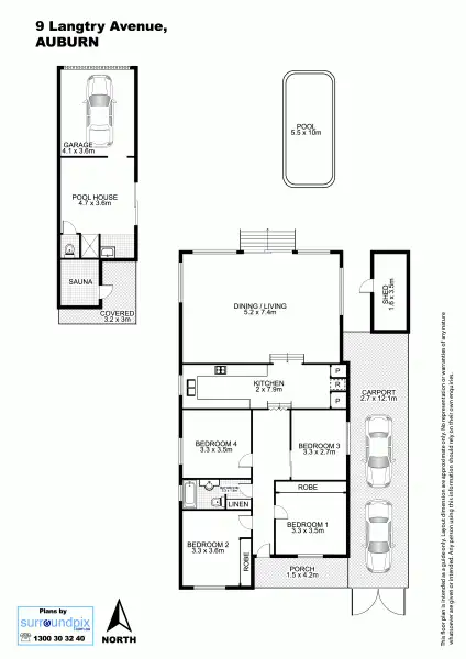 Floorplan of Homely house listing, 9 Langtry Ave, Auburn NSW 2144