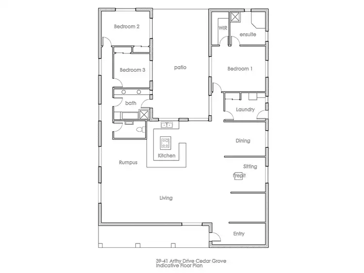 Floorplan of Homely house listing, 39-41 Arthy Dr, Cedar Grove QLD 4285