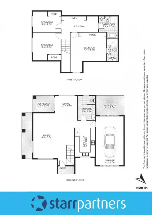 Floorplan of Homely townhouse listing, 4/20 John Street, St Marys NSW 2760