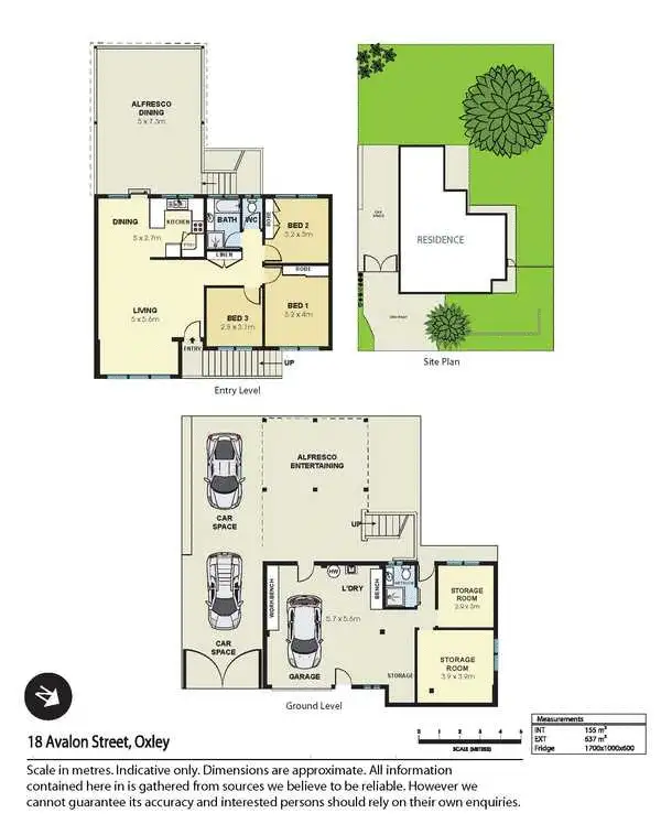Floorplan of Homely house listing, 18 Avalon Street, Oxley QLD 4075