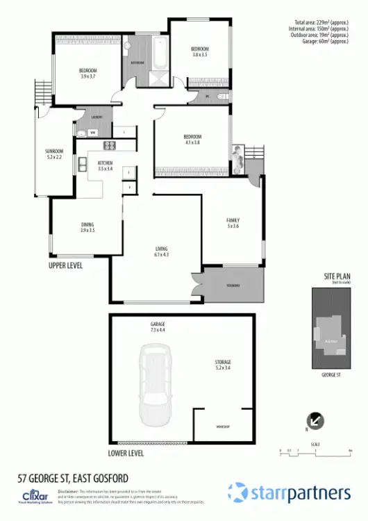 Floorplan of Homely house listing, 57 George Street, East Gosford NSW 2250