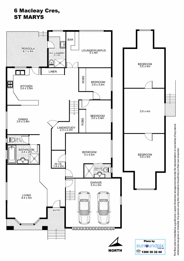 Floorplan of Homely house listing, 6 Macleay Crescent, St Marys NSW 2760