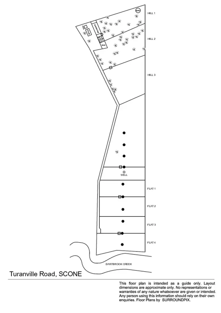 Floorplan of Homely rural property listing, 196 Turanville Road, "Carnallway", Scone NSW 2337